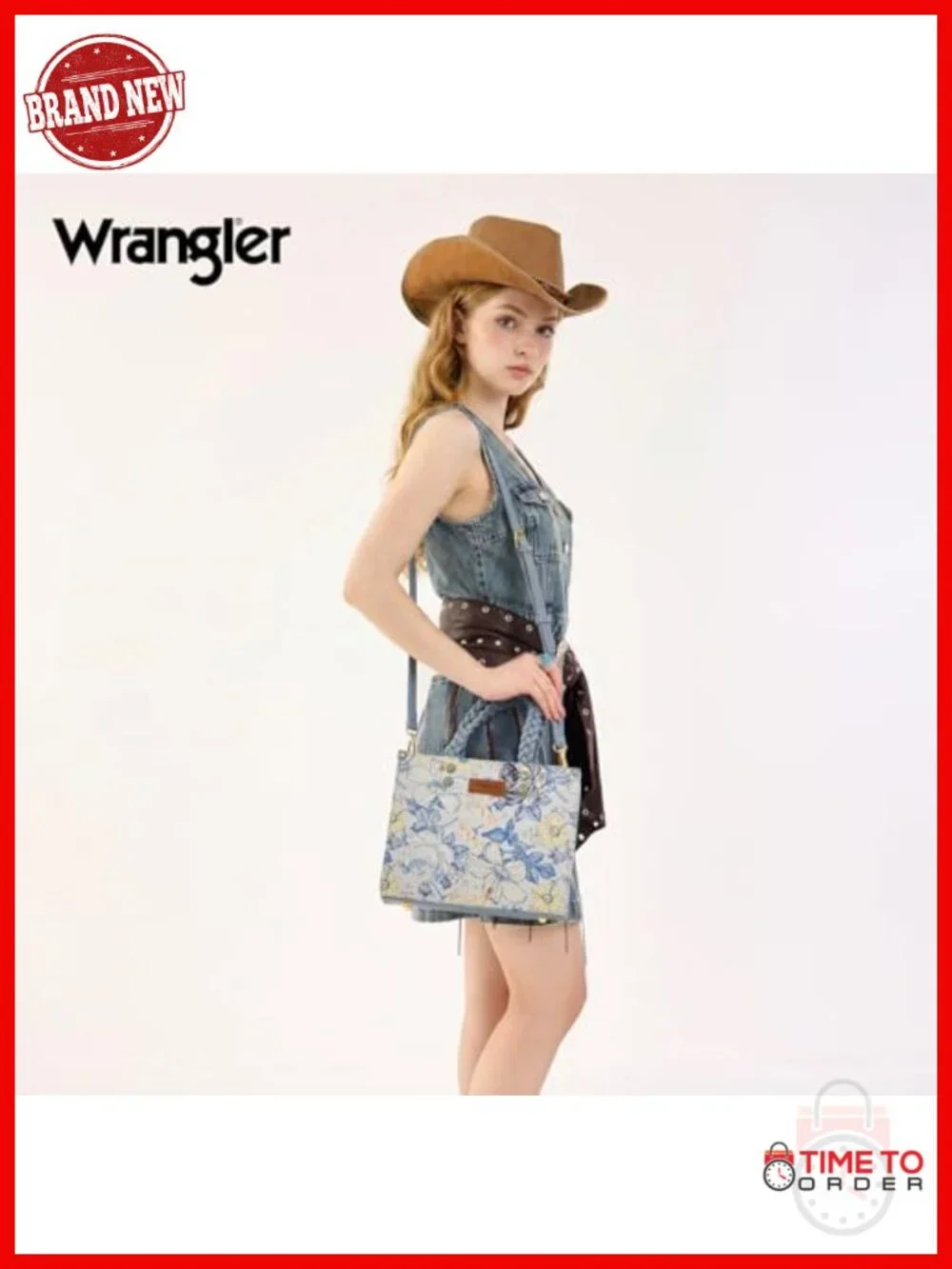 Faux Leather Floral Print Tote Bag with Detachable Shoulder Strap